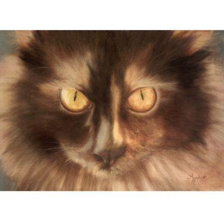 Selini the Siberian - painting by Angeliki - 50x69.5 cm