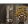 Time for coffee - painting by Angeliki - 15x20 cm