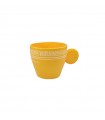 Ceramic yellow espresso cup