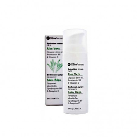 Hydration Face Cream with Aloe Vera - Olive Secret - 50ml