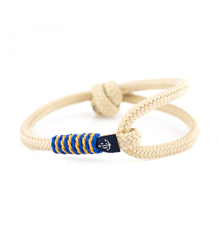 Constantin Maritime Bracelet made of Sail Rope, Beige